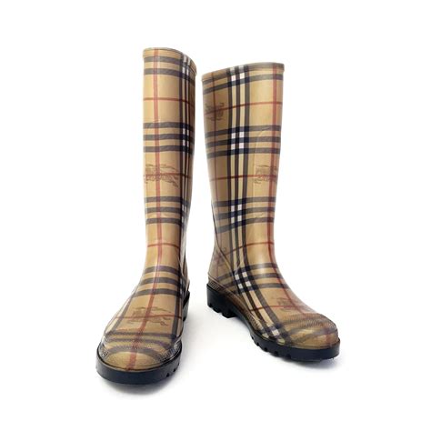 burberry gumboots black|burberry boots uk.